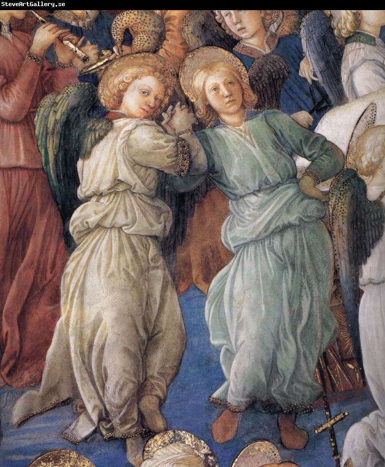 Fra Filippo Lippi Details of The Coronation of the Virgin